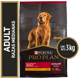  Purina Pro Plan Adult Razas Medianas con OptiLife 3kg