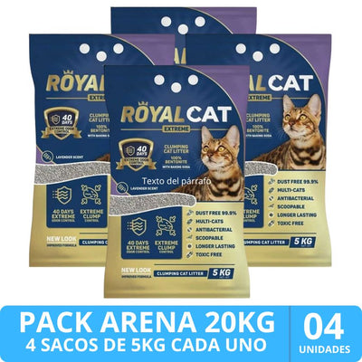 Arena sanitaria Royal Cat PACK 20kg