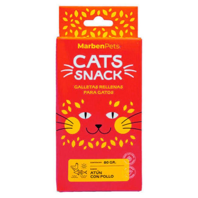 Cats Snack Galletas Rellenas de Atún y Pollo 80gr