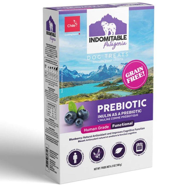  Indomitable Prebiotic Arandano - Galletas para Perros con Fruta Real 180gr