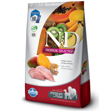 N&D Tropical Selection Pollo – Perros Adultos Medium y Maxi