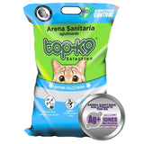  Arena Aglutinante Top k9 Iones de plata aroma Talco Bebé 10kg