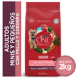 Alimento seco para perro PURINA® ONE® Adulto Mini y Pequeño Pollo y Cordero 2kg