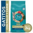 Alimento seco para gato PURINA® ONE® Gatito Pollo y Carne