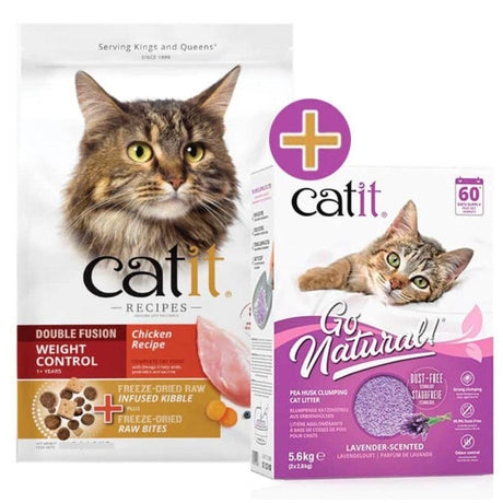 Comida para Gatos Catit Recipes Doble Fusión Control de Peso Sabor Pollo 4.5kg