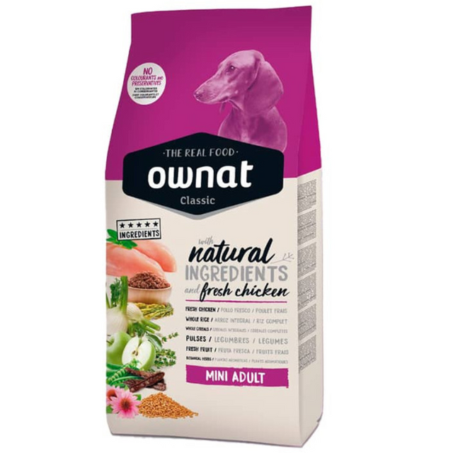  Alimento Ownat Perro Mini Adulto 4kg