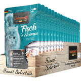  LEONARDO Finest Selection Pescado y Camarones 85 g – Pack 16 unidades