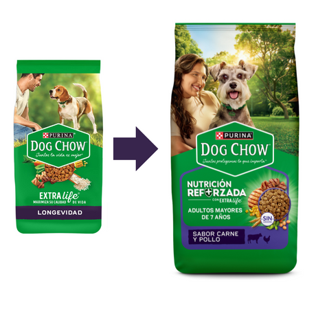 Purina Dog Chow Adultos 7+ Longevidad 18kg