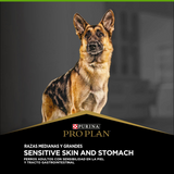 Pro Plan Para Perros Sensitive Skin and Stomach Pavo Razas Medianas y Grandes 12 kg + 3 kg