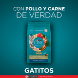 Alimento seco para gato PURINA® ONE® Gatito Pollo y Carne