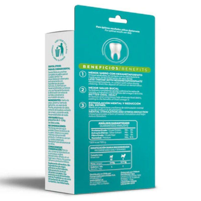  Indomitable Dental Plus Sticks 9cm / 7 días - Palitos dentales para perros pequeños