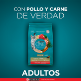  Alimento seco para gato PURINA® ONE® Adulto Pollo y Carne 2kg
