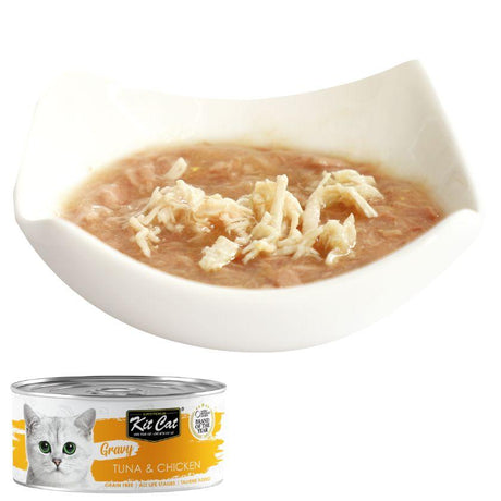 Mundo para Gatos Kit Cat Lata Gravity Atún y Pollo 70gr