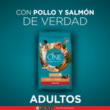  Alimento seco para gato PURINA® ONE® Adulto Pollo y Salmón 2kg