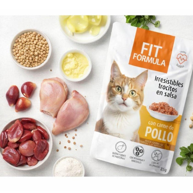  Fit Formula Alimento Húmedo para Gato Sabor Pollo - 85gr PACK 24 Unidades