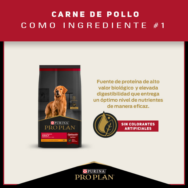  Purina Pro Plan Adult Razas Medianas con OptiLife 3kg