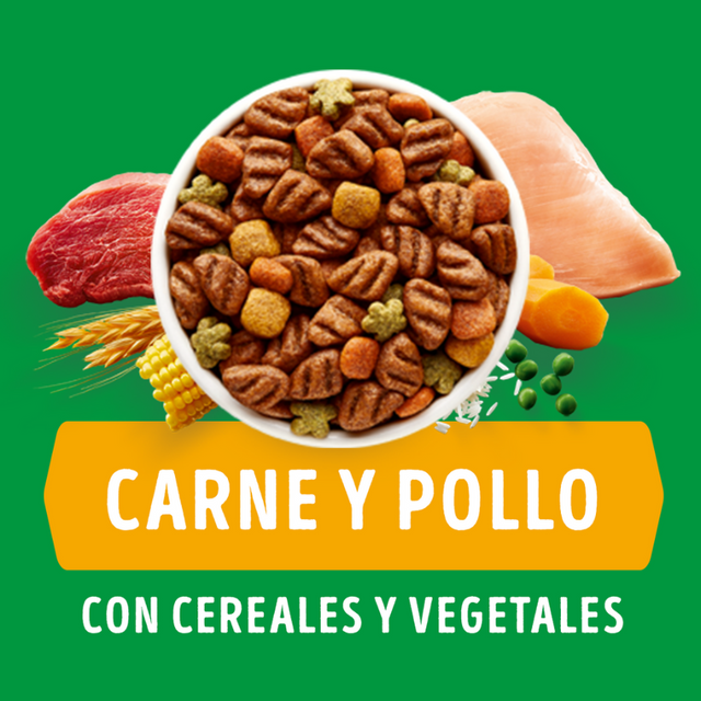 Purina Dog Chow Adultos Razas Pequeñas Carne y Pollo 18kg