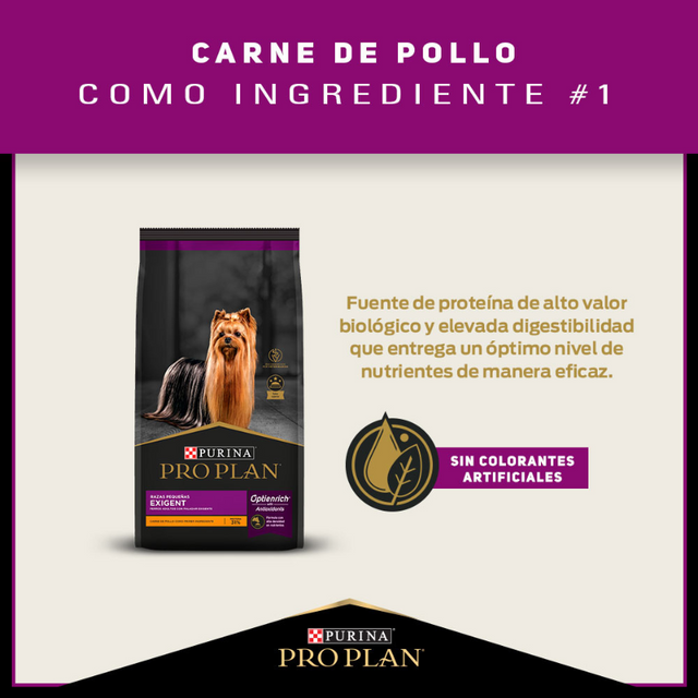  Purina Pro Plan Exigent Small con OptiEnrich 7.5kg