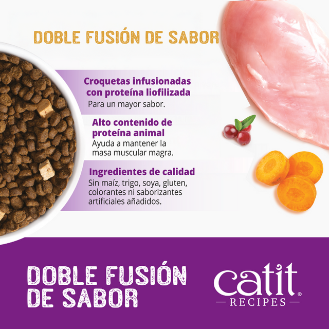  Catit Recipes Doble Fusión Indoor con Pollo 1.8kg