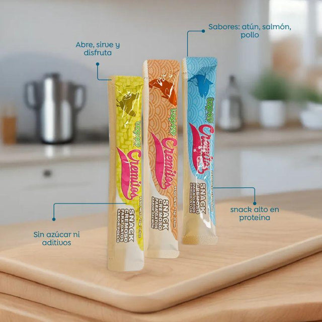  Top K9 Cremitos Snack para Gatos Formato Pote con 60 Unidades