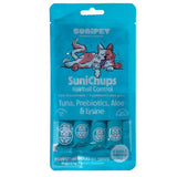  SuniChups Hairball Control Snack Funcional para Gatos 4 Tubitos