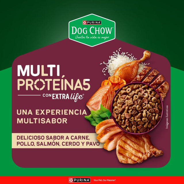  DOG CHOW Adultos Todos los Tamaños Multi Proteína 15kg