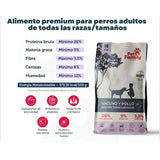  PetFamily Foods Adulto Vacuno y Pollo 15kg