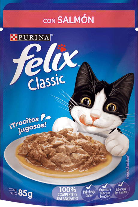 Felix Adultos Salmon En Salsa 85Gr