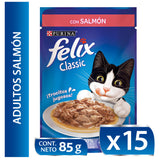 Felix Adultos Salmon En Salsa 85Gr Pack 15 Unidades