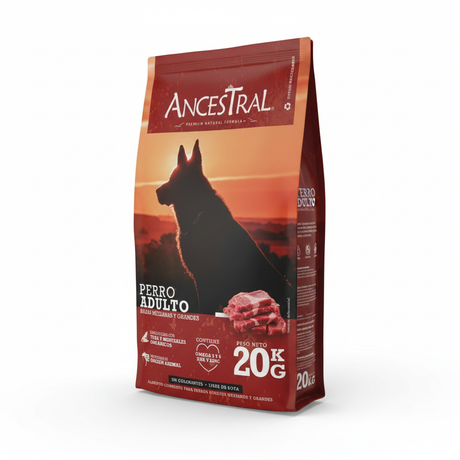 Alimento Seco para Perros Ancestral Adulto para Razas Medianas y Grandes 20kg