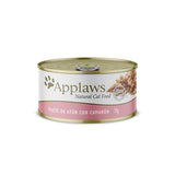  Lata Applaws Gato Filete de Atún y Camarón con Caldito 70g