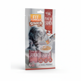 Fit Formula Snack para Gatos Pure de Salmón 60gr Pack 6 Sobres