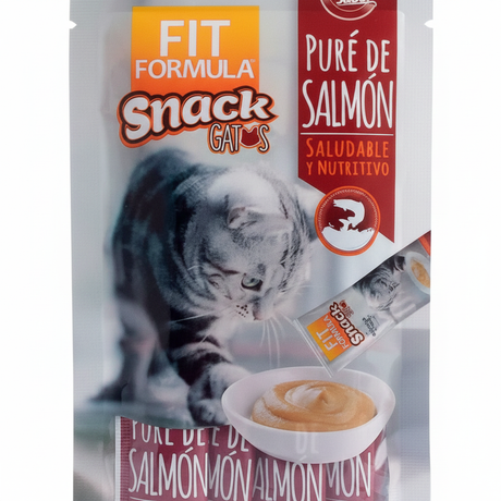 Fit Formula Fit Formula Snack para Gatos Pure de Salmón 60gr Pack 6 Sobres