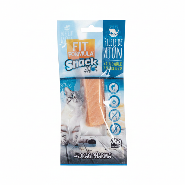  Fit Formula Snack para Gatos Filete Atún 25gr Pack 6 Unidades