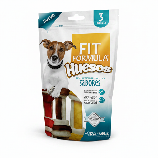  Fit Formula Snack para Perros Sabores 3 Unidades
