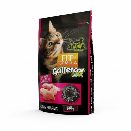 Fit Formula Fit Formula Galletas con Catnip para Gatos Sabor Cangrejo 100gr