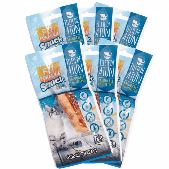  Fit Formula Snack para Gatos Filete Atún 25gr Pack 6 Unidades
