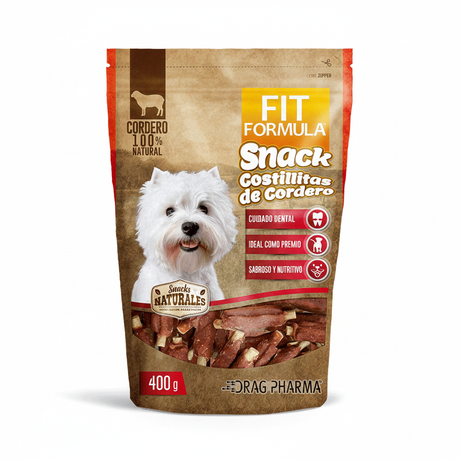 Collares, Correas y Arnés para Perros Fit Formula Costillitas de Cordero 400gr