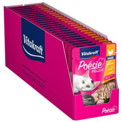 Vitakraft Cat Snack Poesi Delice Sabor Pollo 85gr PACK 23 Unidades