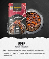  BELCANDO Mastercraft Topping Ternera con Zanahorias 100 g – Sabor irresistible en cada bocado