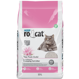  Arena para Gatos ROCAT Baby Powder 7,5kg - Bentonita Aglomerante Aroma Talco de Bebé | Suavidad y Frescura