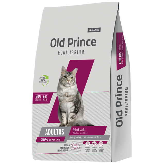  Old Prince Gato Esterilizado/Indoor 7,5kg