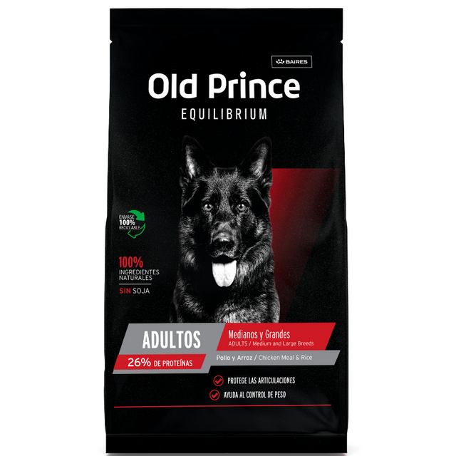 Old Prince Equilibrium Perro Adulto Mediano y Grande 15kg