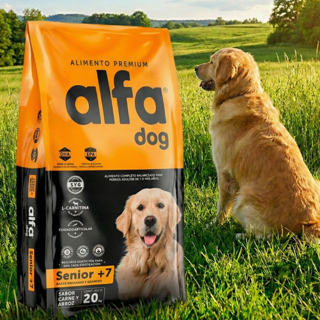 Alimento Alfa Dog Premium Perro Senior 20kg