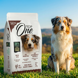  Alimento Top One 18kg Perros Medianos y Grandes - Pollo 26% | Antioxidantes | Omega 3 | Salud Articular