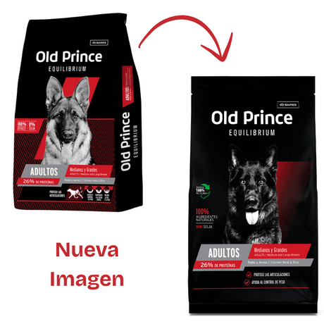 Mundo para Perros Old Prince Equilibrium Perro Adulto Mediano y Grande 15kg