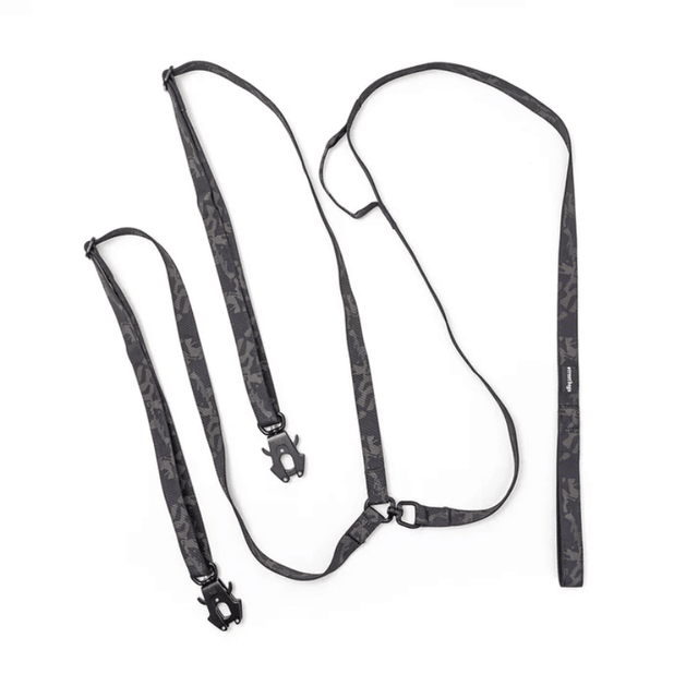  Ac Street Dogs Perro Correa Doble Black Camouflage 3 Metros