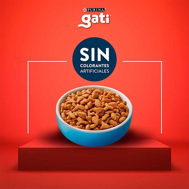 Alimento Gati Sabor Pescado Y Salmon 1Kg