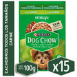  Alimento Humedo Para Perro Dog Chow® Cachorros Con Carne Sobre 100Gr Pack 15 Unidades