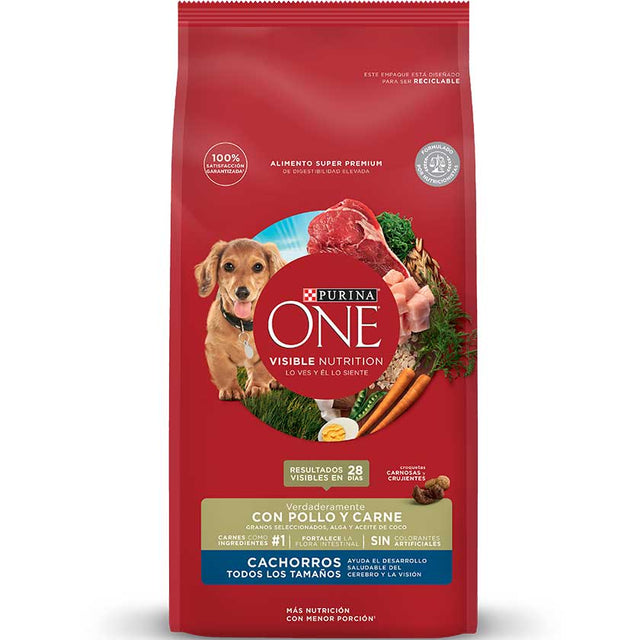 Alimento Seco Para Perro Purina® One® Cachorro Pollo Y Carne
